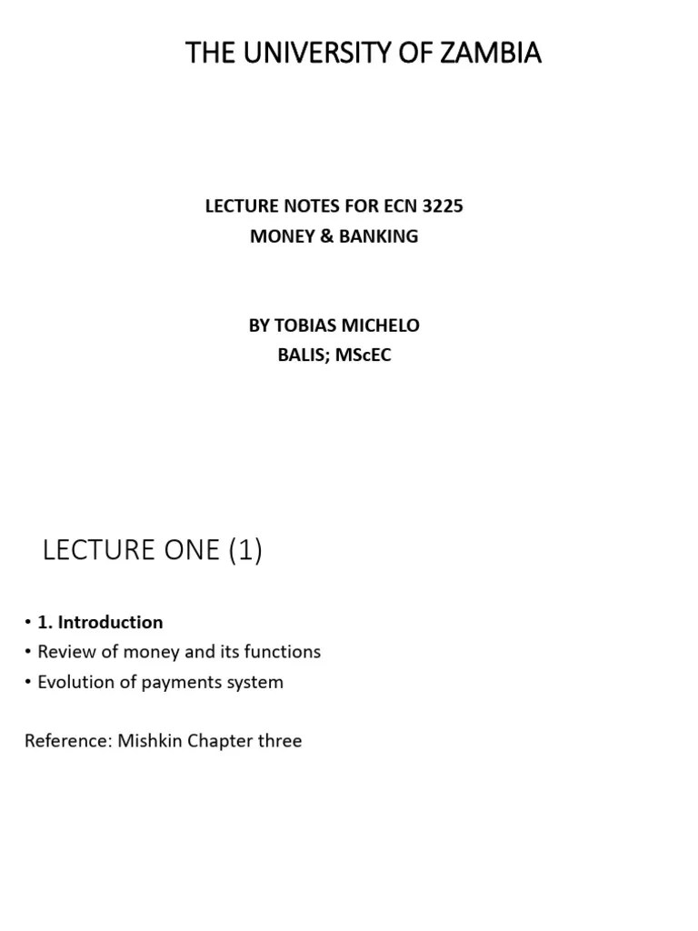 Lecture One | PDF | Macroeconomics | Microeconomics