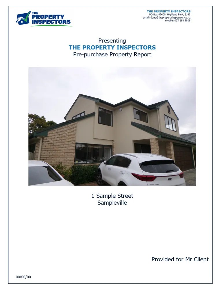 Property-Inspection-Sample-Report-2020 | PDF | Building Insulation ...