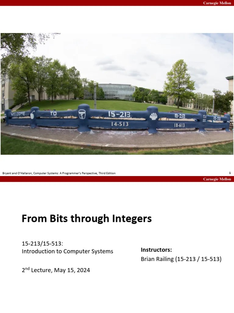 02 Bits Bytes Ints | PDF | Integer (Computer Science) | Mathematics