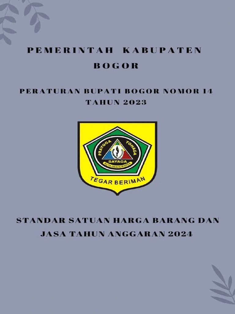 Perbup SSH Tahun 2024 | PDF