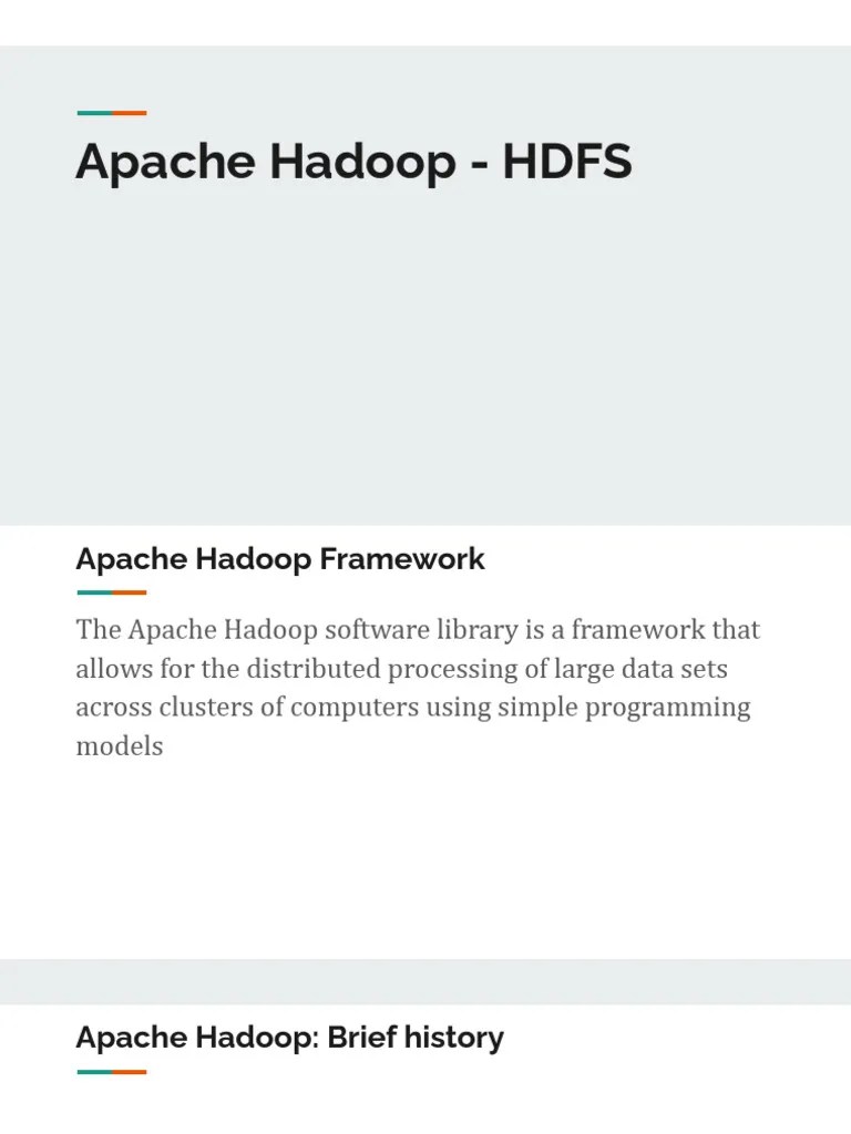Hadoop & Spark | PDF | Apache Hadoop | Software Engineering