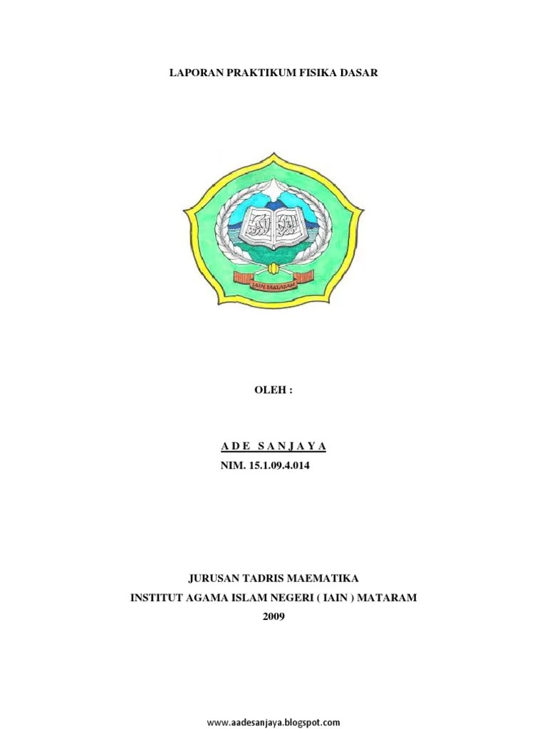 Untuk mengukur panjang benda kita mengenal alat ukur panjang, seperti mistar, jangka sorong, dan mikrometer sekrup. Laporan Praktikum Fisika Dasar Pdf