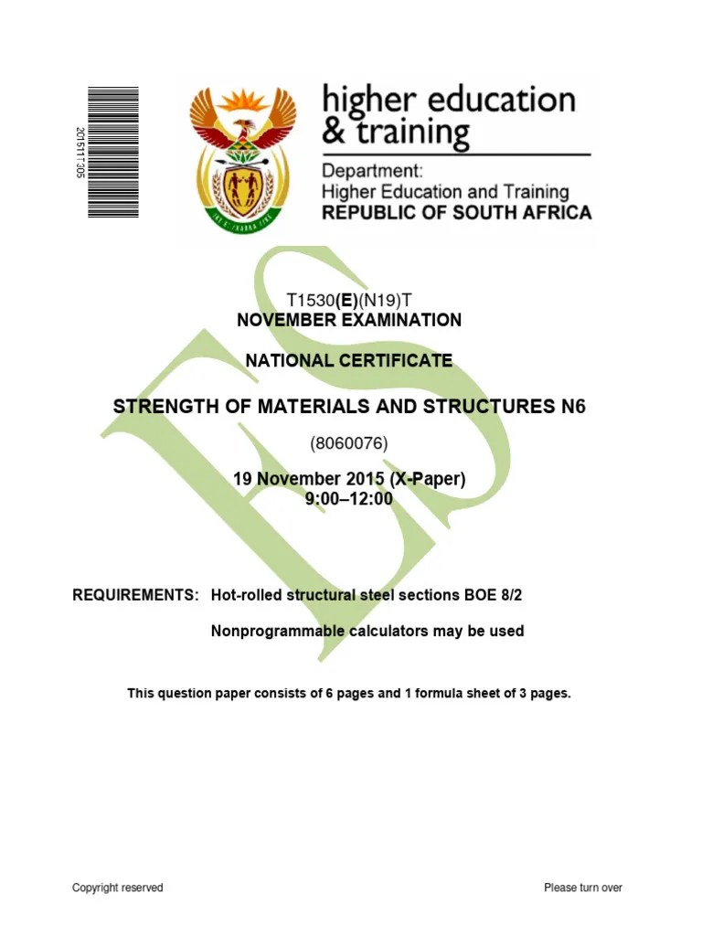 Strength Of Materials And Structures N6 | PDF | Bending | Stress ...