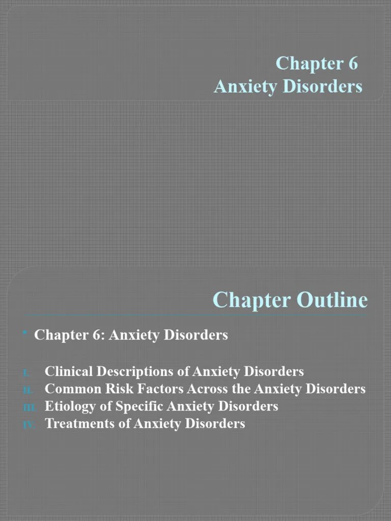 Anxiety Disorders | PDF | Anxiety | Anxiety Disorder