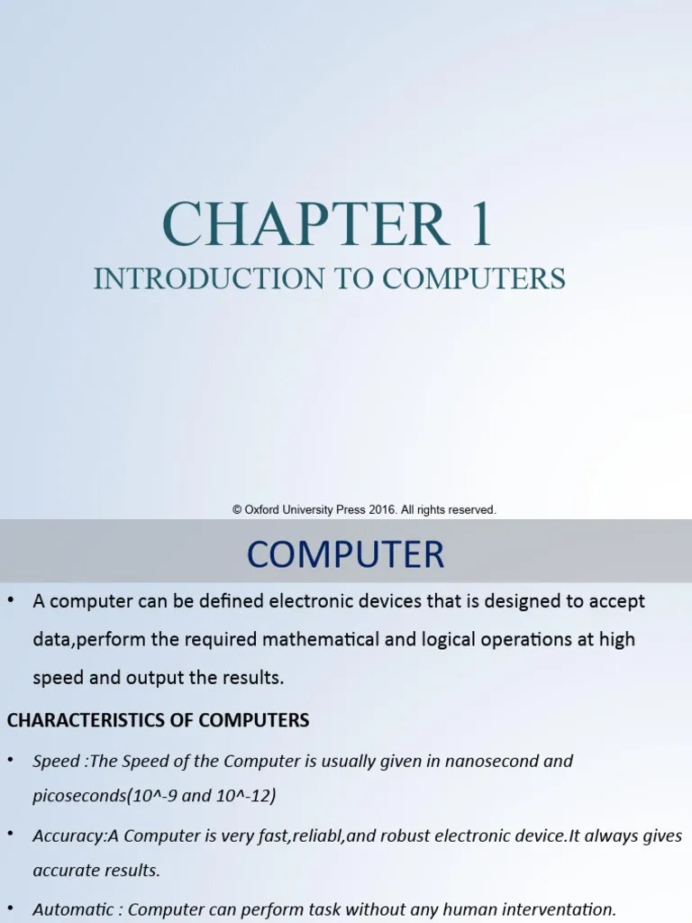 Chapter_1_Introduction_to_Computers | PDF | Computer Data Storage ...