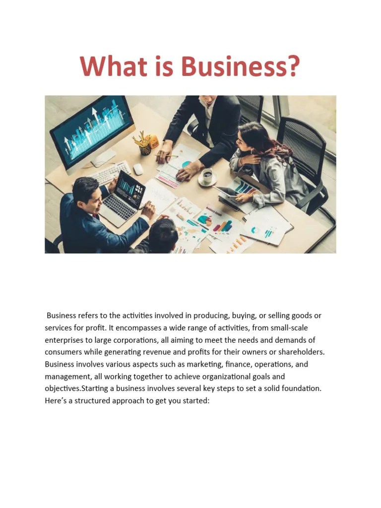 What Is Business | PDF