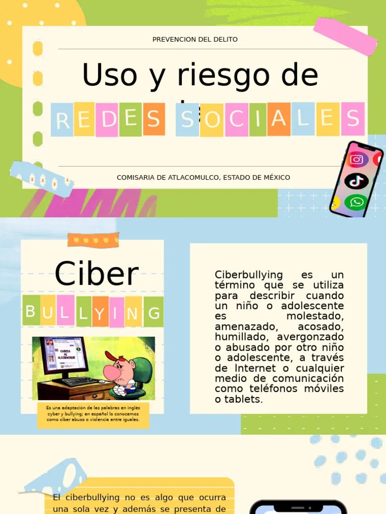 Uso Y Riesgo De Las Redes Sociales | PDF | Acoso Cibernético