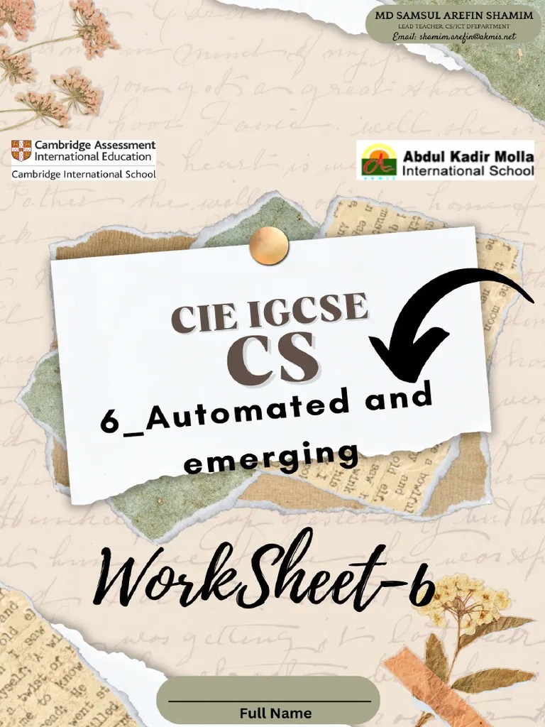 Chapter 6_Automated And Emerging | PDF | Automation | Artificial ...