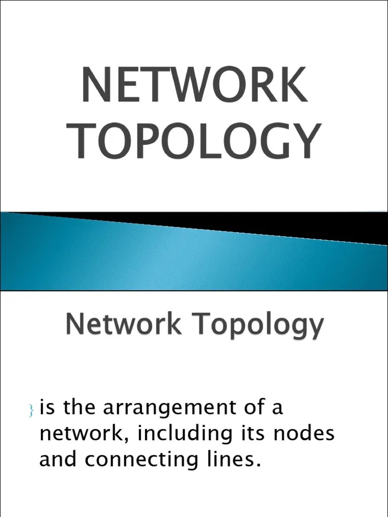 Network Topology | PDF | Network Topology | Computer Network