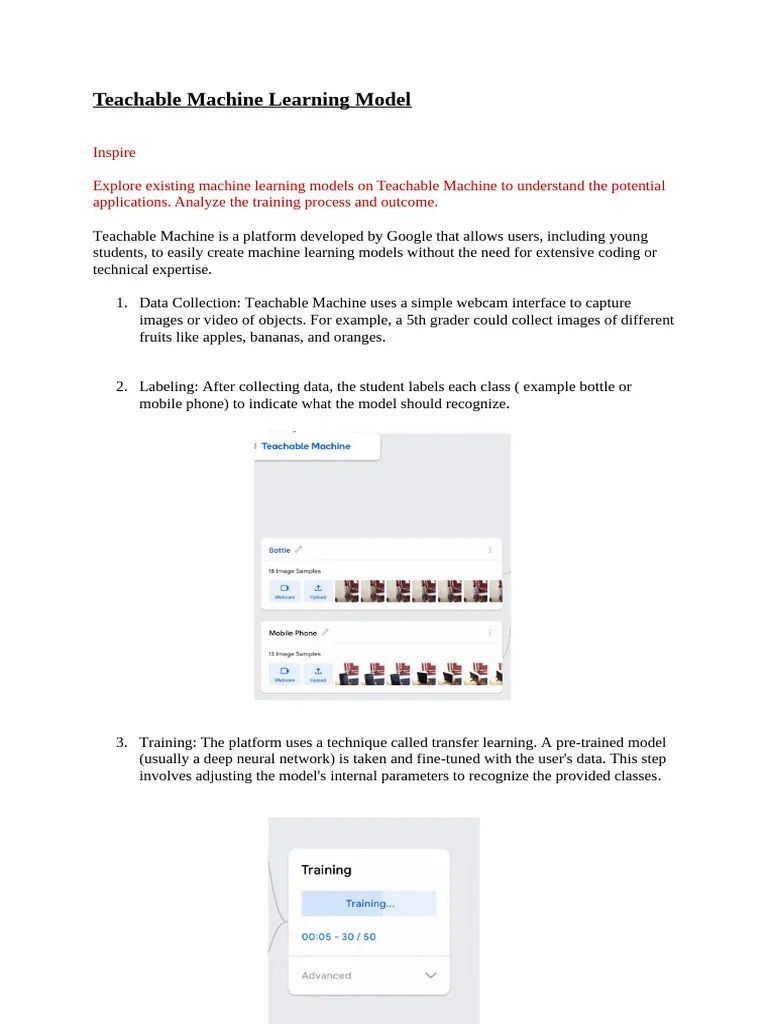 Teachable Machine Learning | PDF | Machine Learning | Recycling
