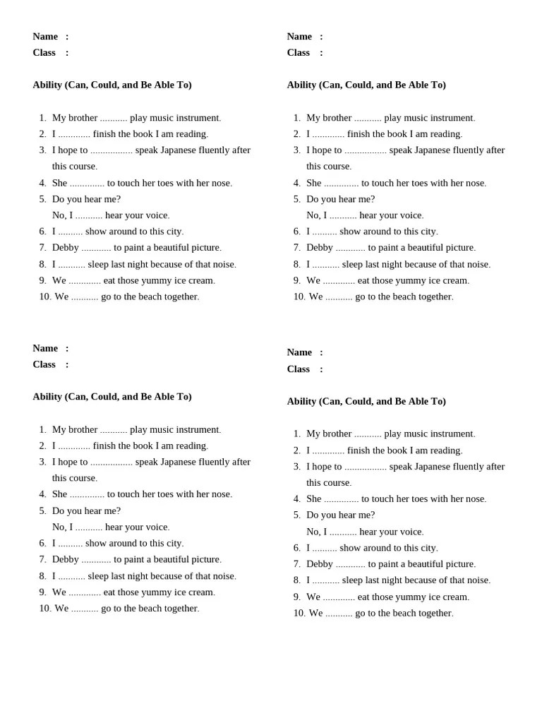 Ability Pdf