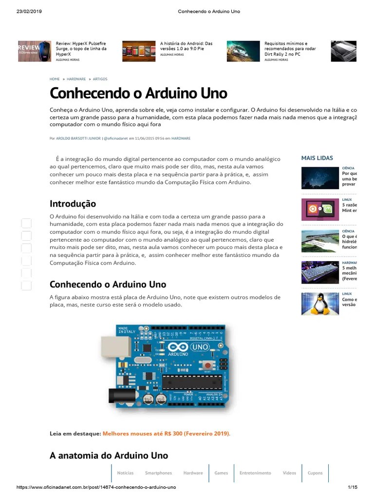 Arduino Uno | PDF