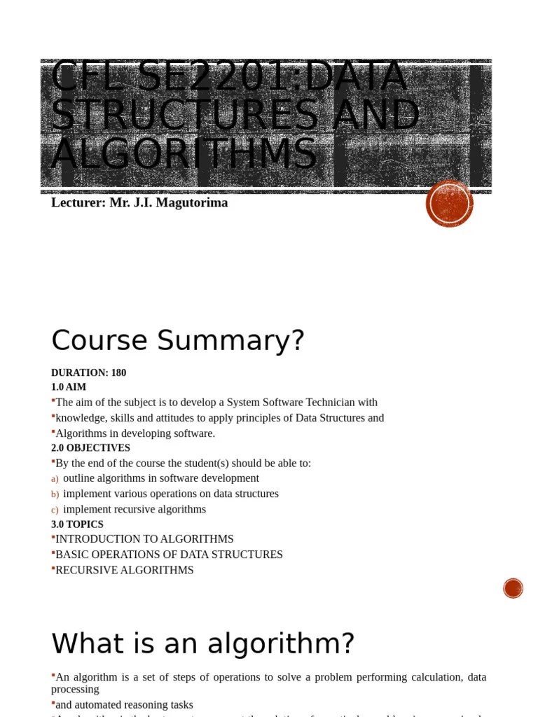 Data Structures And Algorithms | PDF