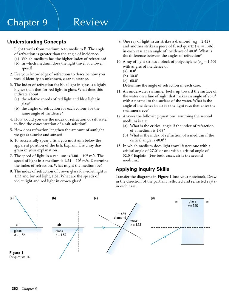 Chapter 9 Review Problems | PDF