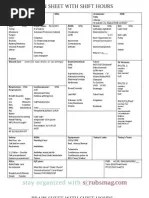 Nursing Cheat Sheet