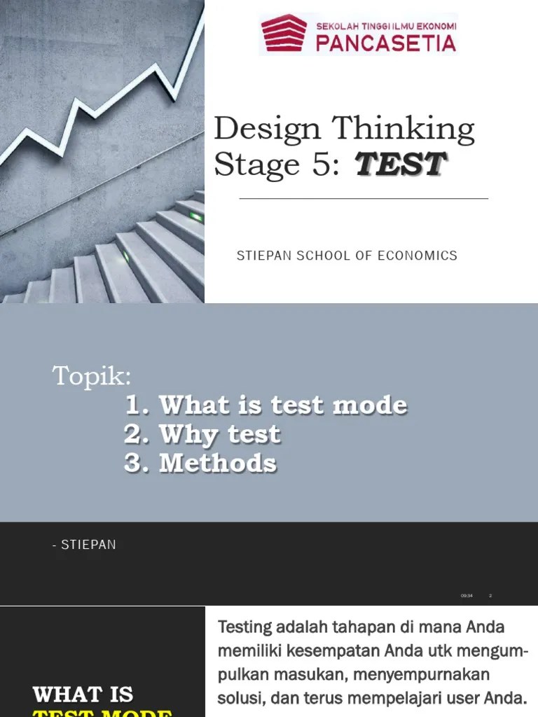 # 00 BAB 9 Design Thinking Stage 4 How To Test Business Design | PDF