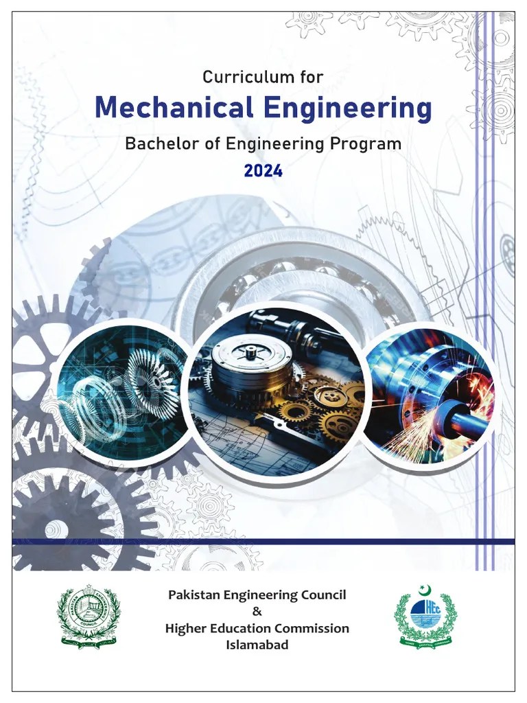 MECHANICAL ENGINEERING Curriculum 2024 | PDF