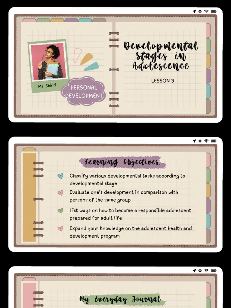 Perdev Lesson 3 Pdf Developmental Psychology Adolescence
