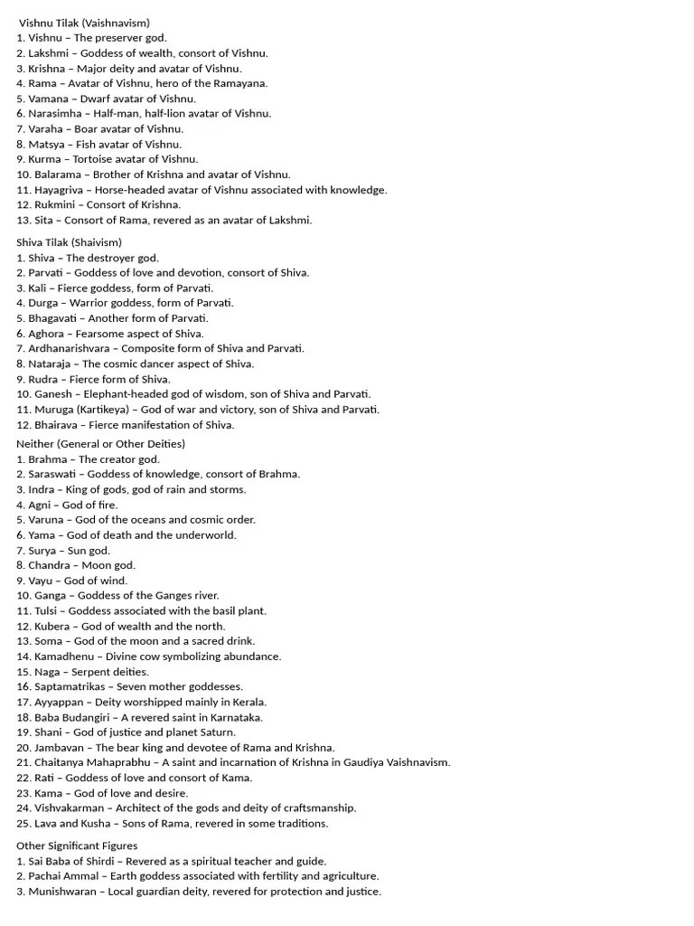 Vishnu Tilak-Shiva | PDF