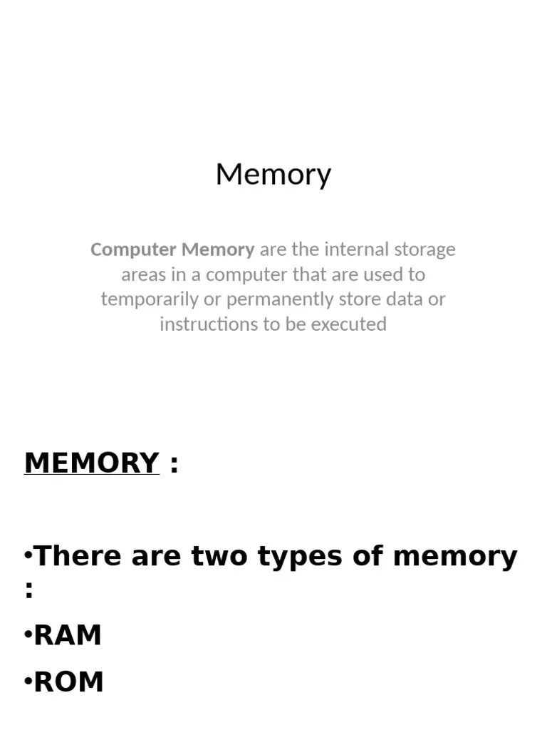Lec 6 RAM ROM | PDF | Random Access Memory | Read Only Memory