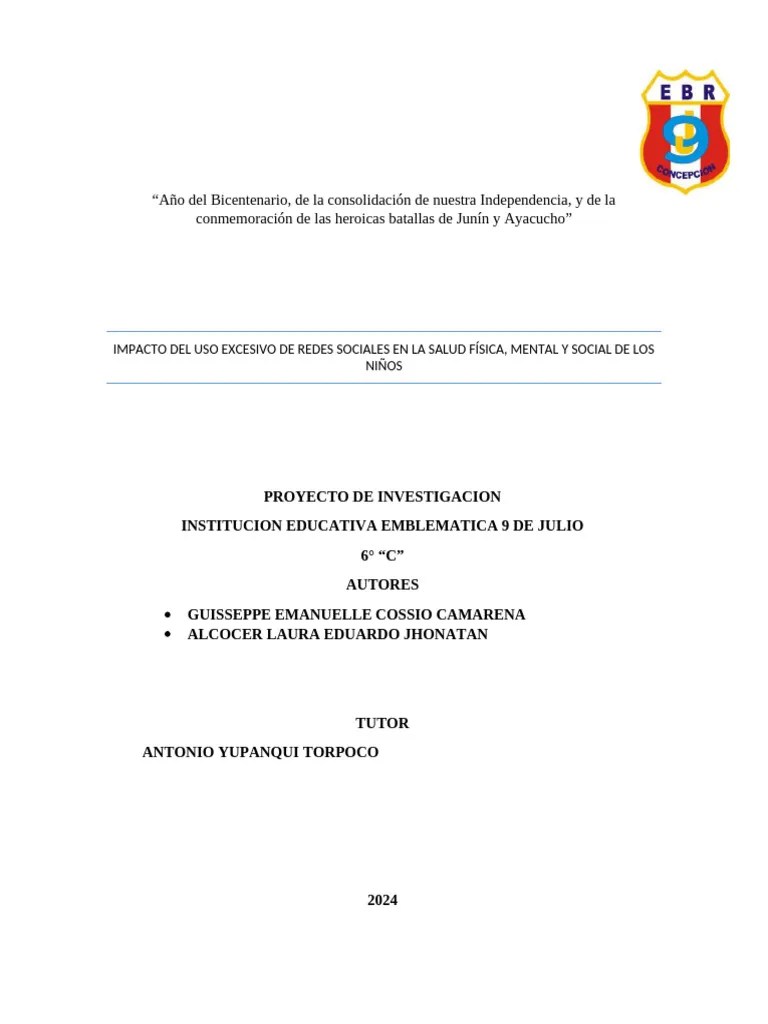 Impacto Del Uso Excesivo De Redes Sociales En La Salud Física, Mental Y ...
