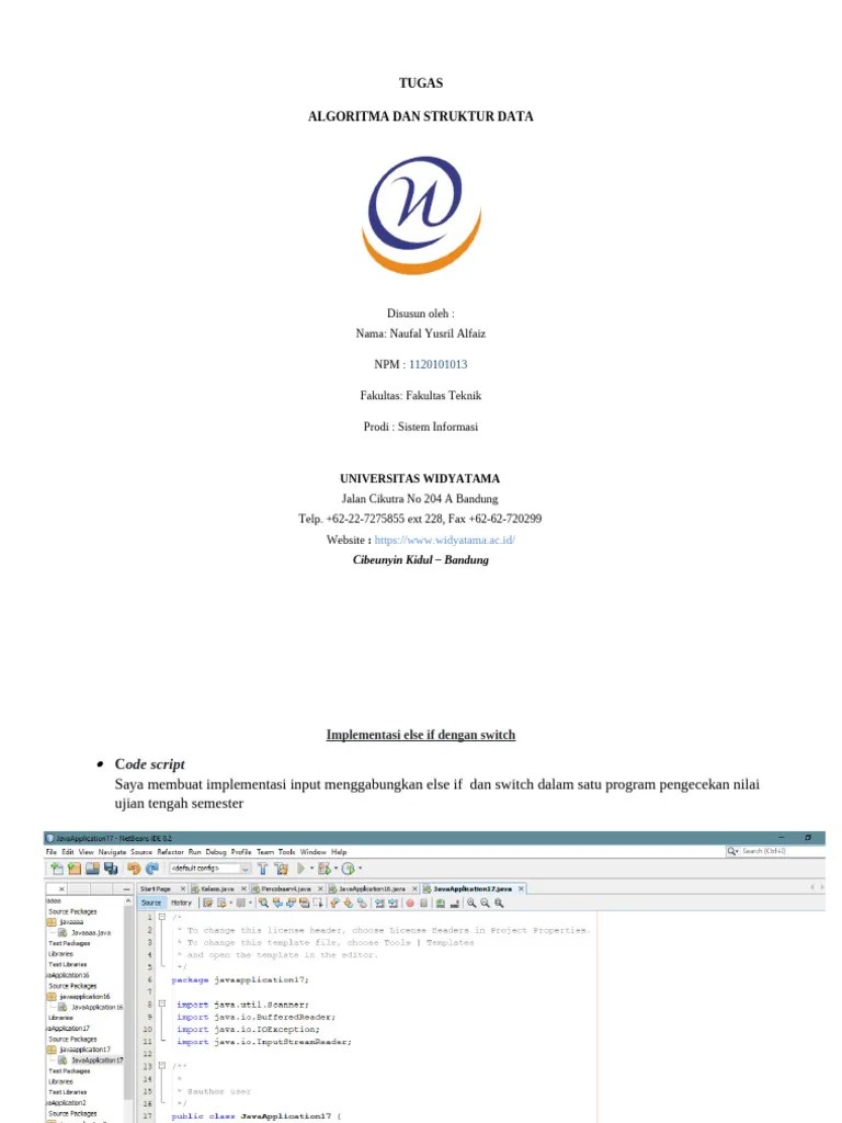Algoritma Pertemuan 5 Pdf