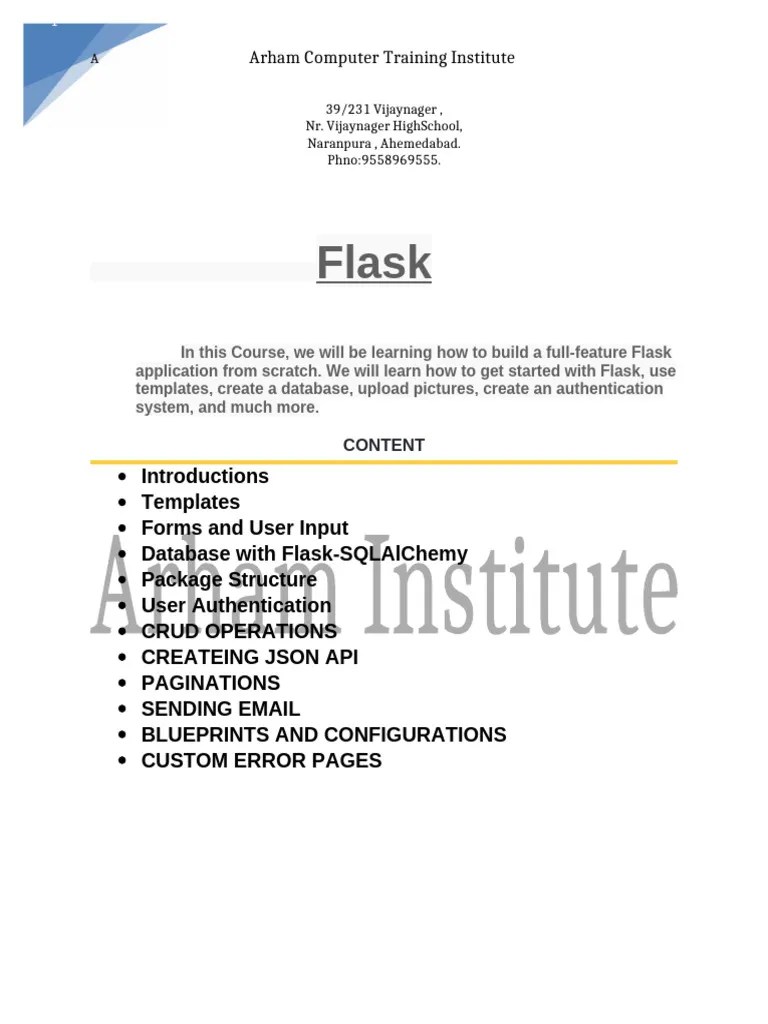 FLASK | PDF