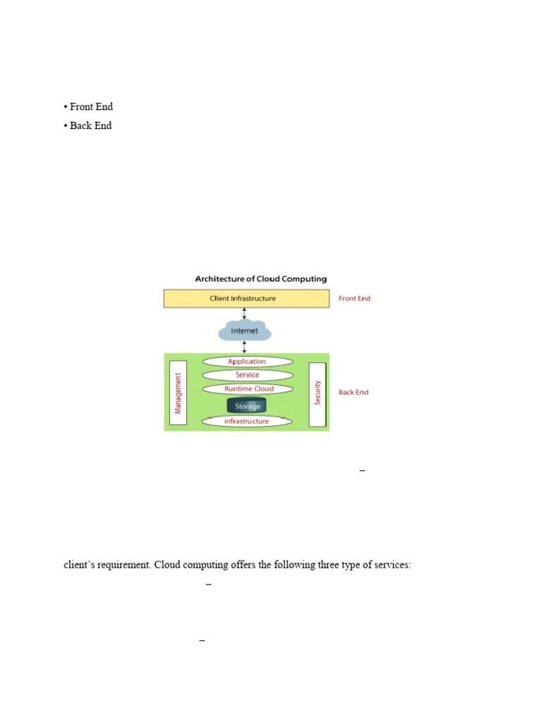 Cloud Computing Architecture | PDF