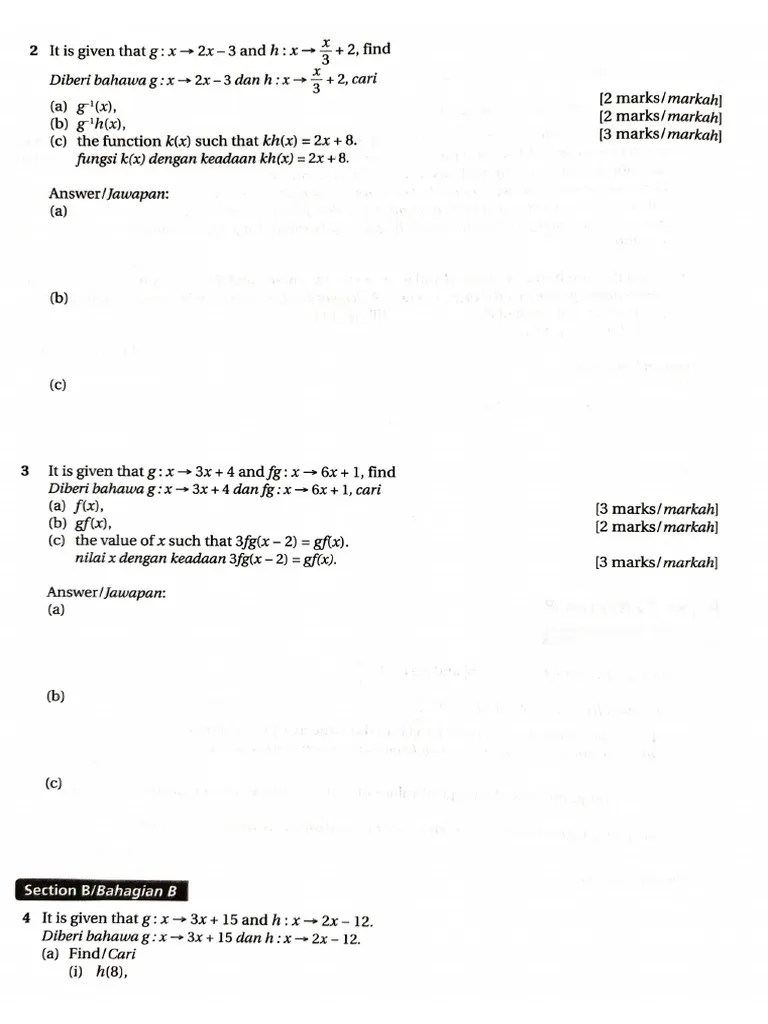 Form 4 - Add Math Chapter | PDF