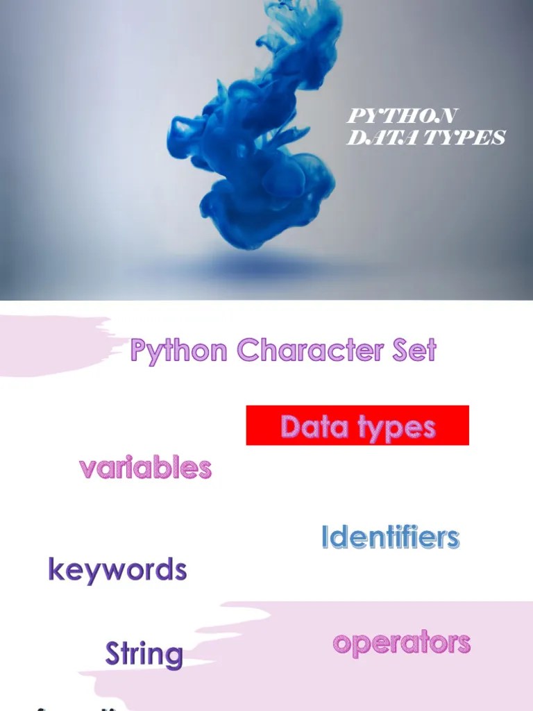 Python - Datatypes Cs | PDF