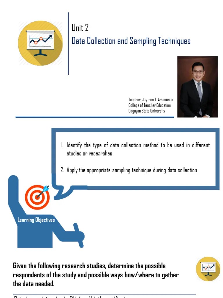 Unit 2 Data Collection And Sampling Techniques | PDF | Sampling ...
