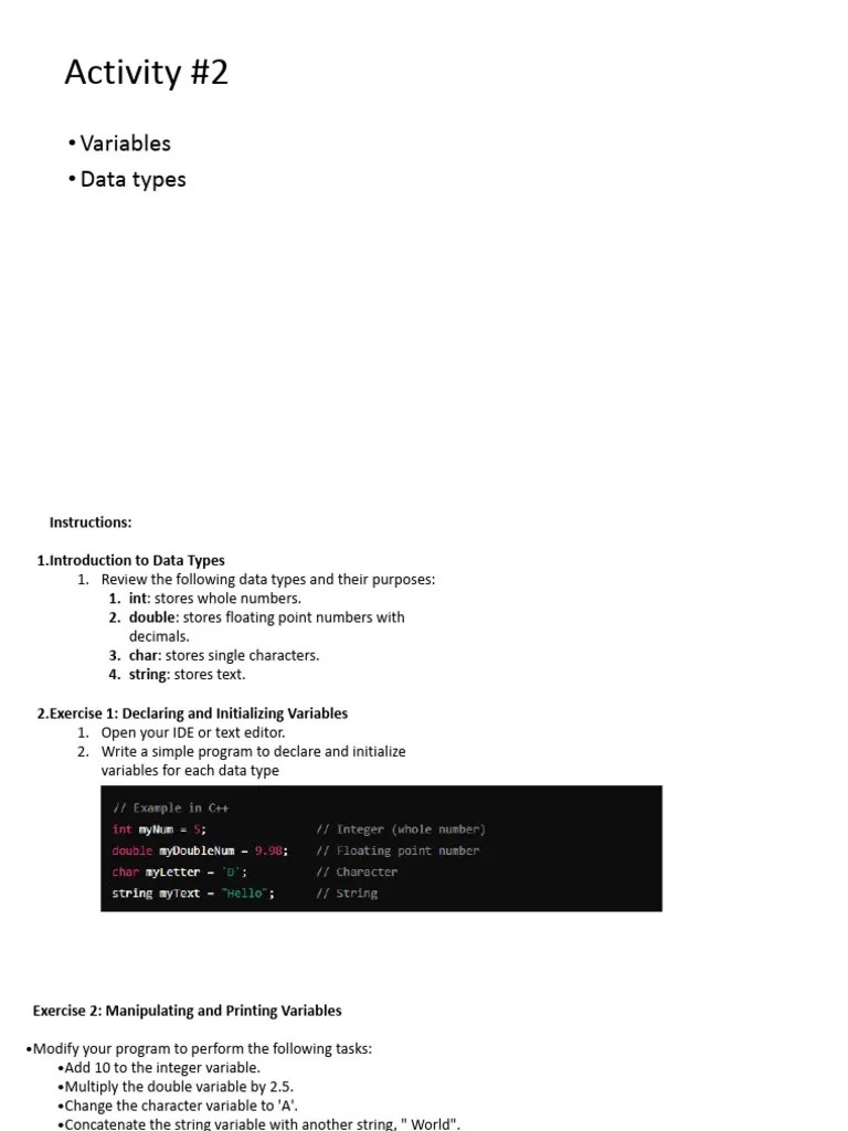 Fundamentals Of Programming | PDF | Computers