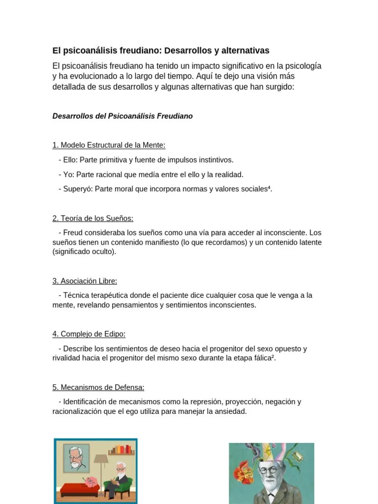El Psicoanálisis Freudiano | PDF