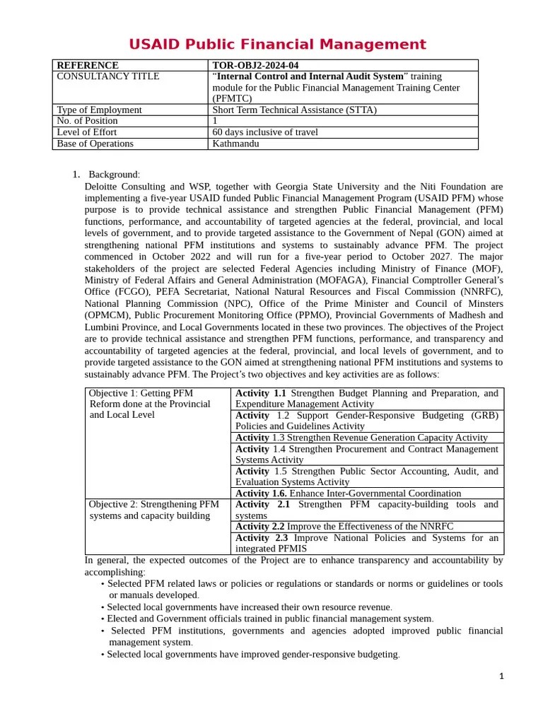 Module I Lesson 2 Pdf Financial Audit Internal Control - Modern Landscape Background - Full HD