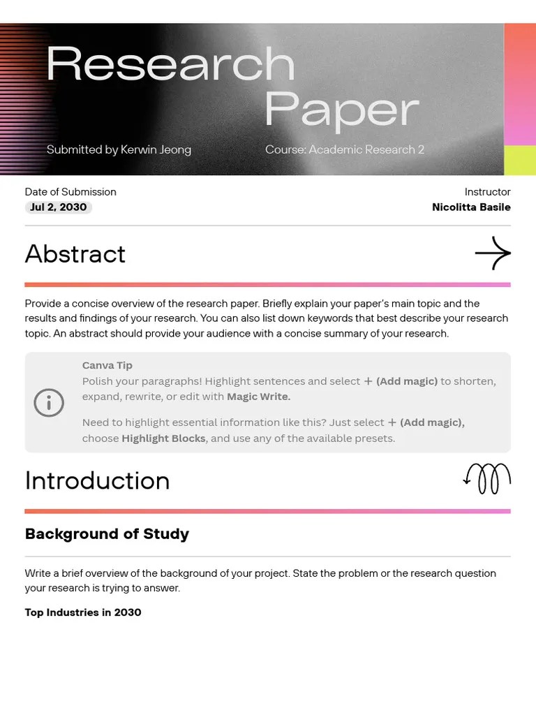 Research Paper Pdf Pdf Quantitative Research Career Growth