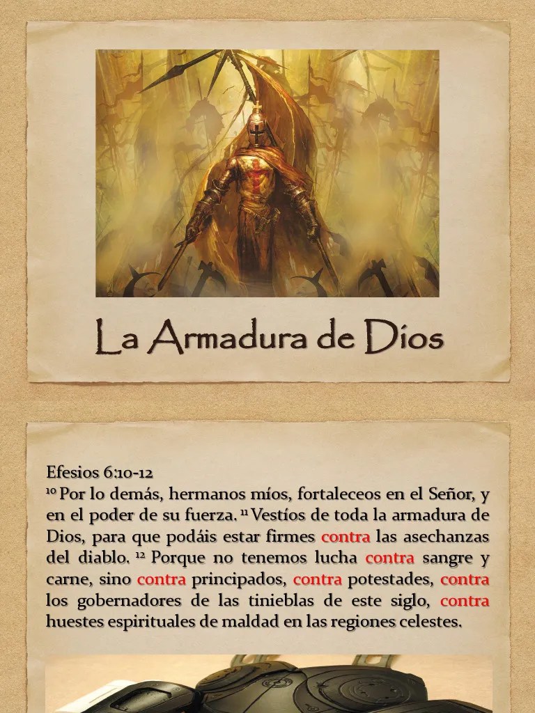 La Armadura De Dios I | PDF | Diablo | Religión Y Espiritualidad