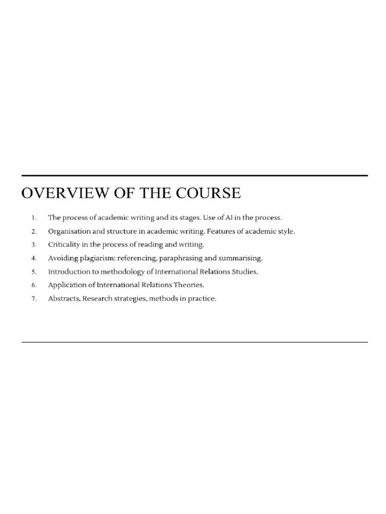 Academic Writing | PDF