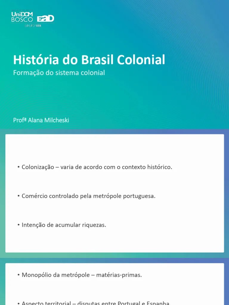 Slide_04_História Do Brasil Colonial | PDF