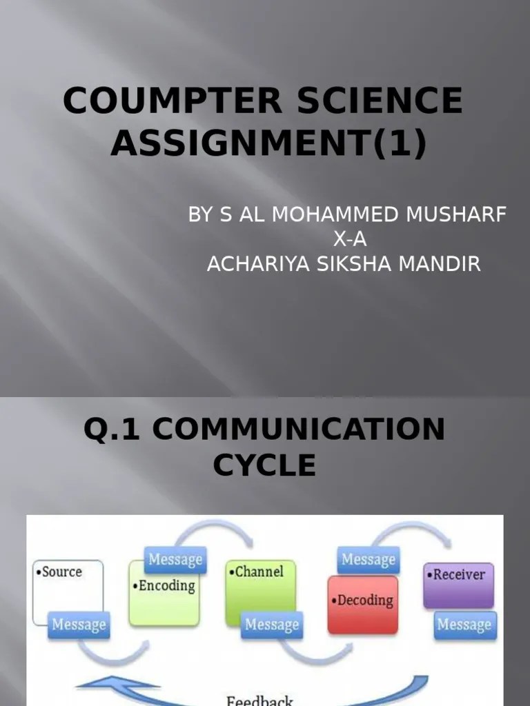 Computer Science Assignment | PDF