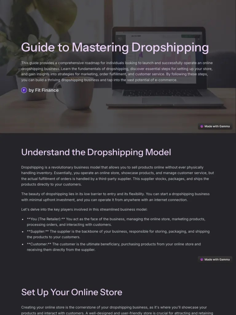 Mastering Dropshipping | PDF
