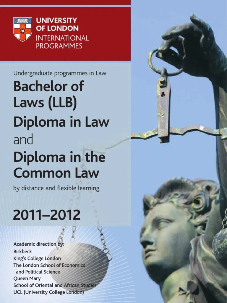 Llb Prospectus Legal Education Academic Degree