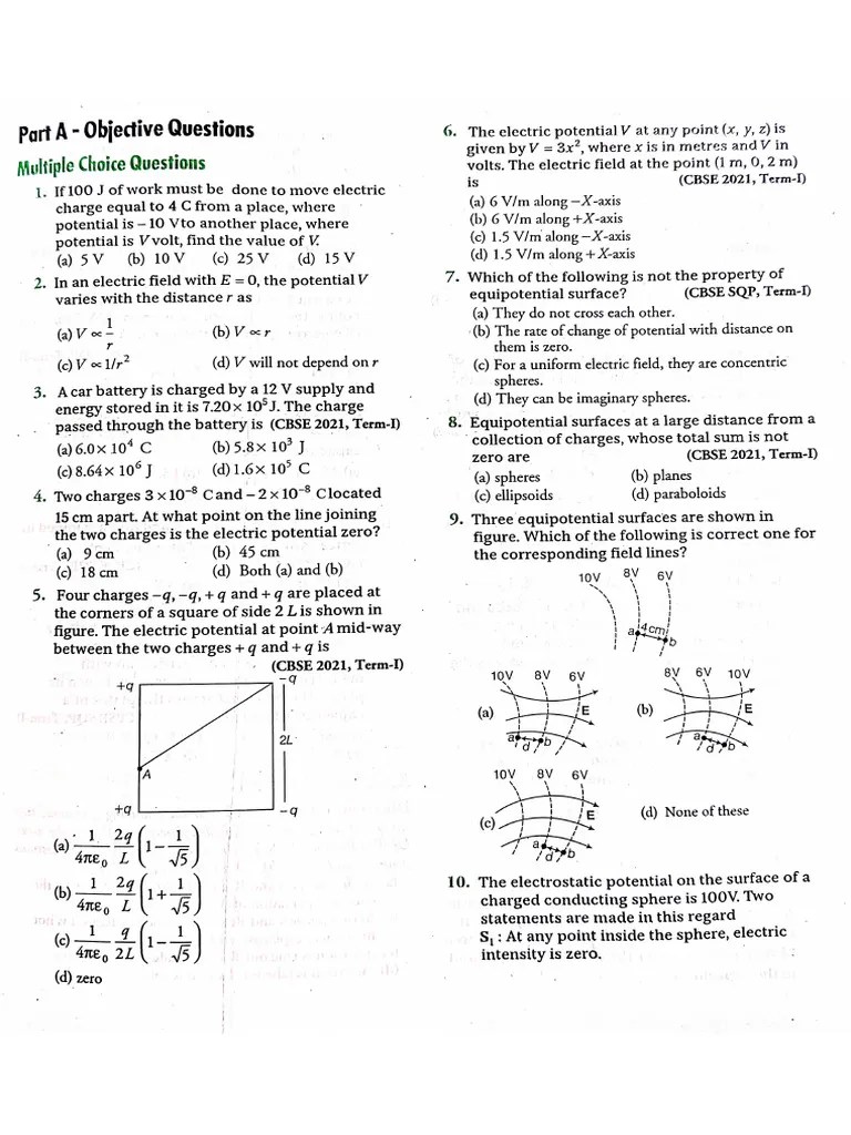 Chapter 2 Important Questions Physics | PDF