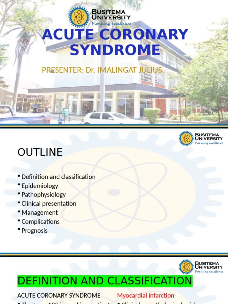 ACUTE CORONARY SYNDROME | PDF