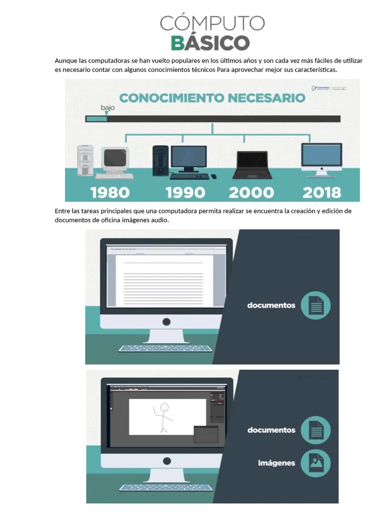 Curso Computación Básico | PDF
