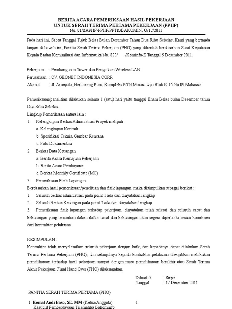 Contoh Surat Berita Acara Hasil Pemilihan Ketua Rt - Contoh Berita Acara Hasil Pengadaan Langsung Bahpl : 08/07/2019 · format contoh surat berita acara pemilihan ketua rt yang baik dan benar 2019.