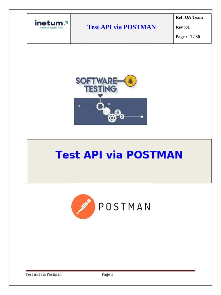 Test API Via POSTMAN - QA Team | PDF