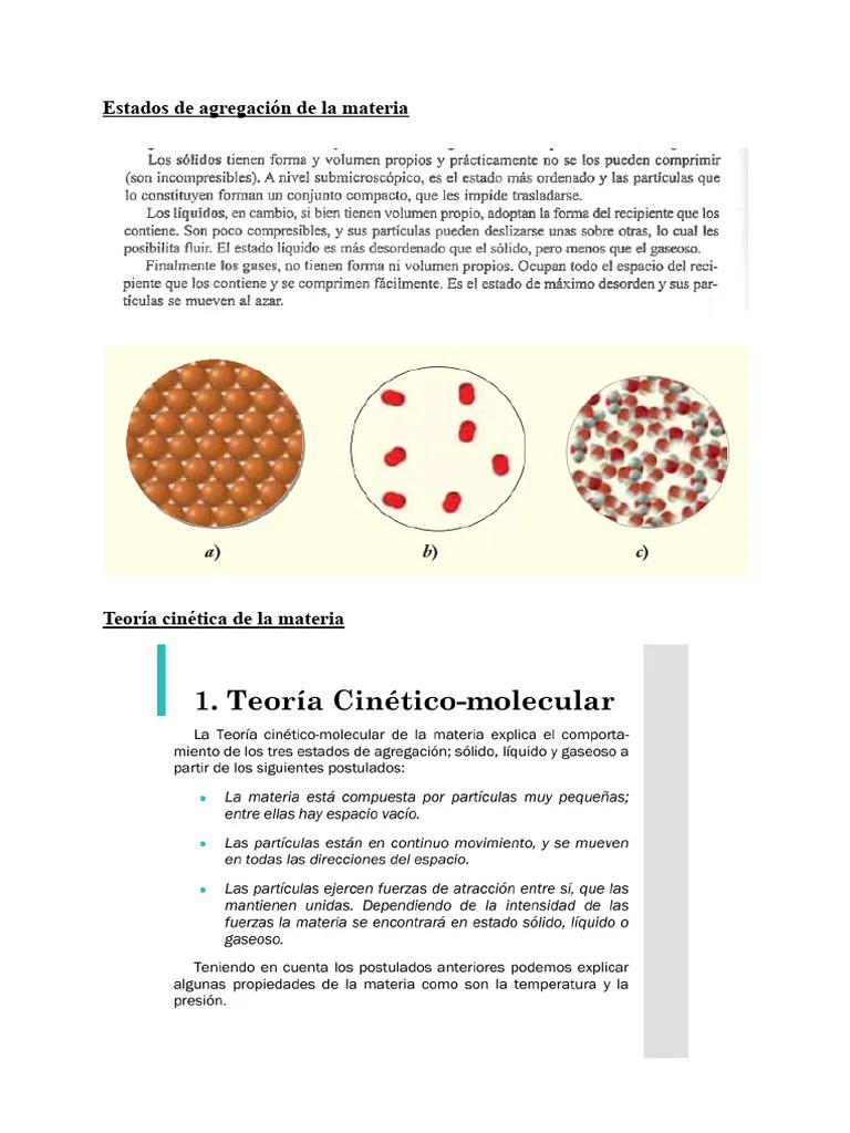 Materia Átomos Y Moléculas | PDF