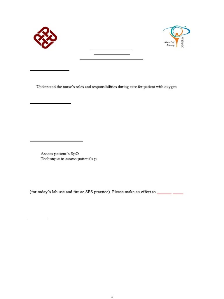Lab - Oxygenation & Suctioning | PDF