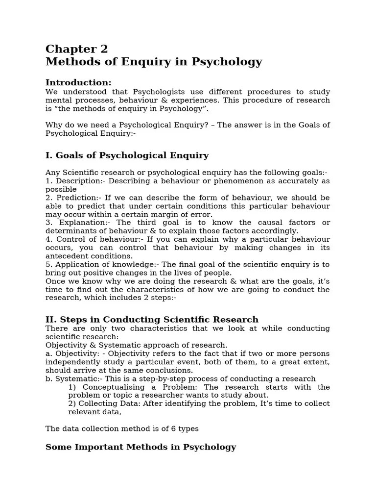 Chapter 2 Psych | PDF