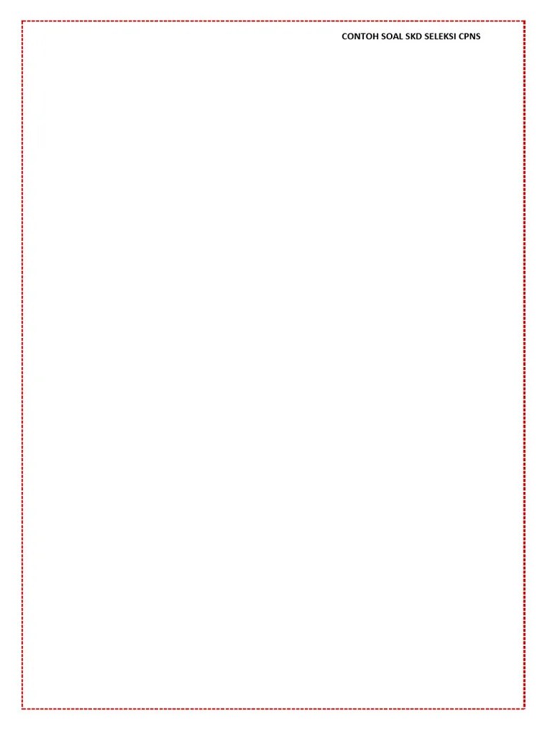 CONTOH SOAL TES WAWASAN KEBANGSAAN | PDF